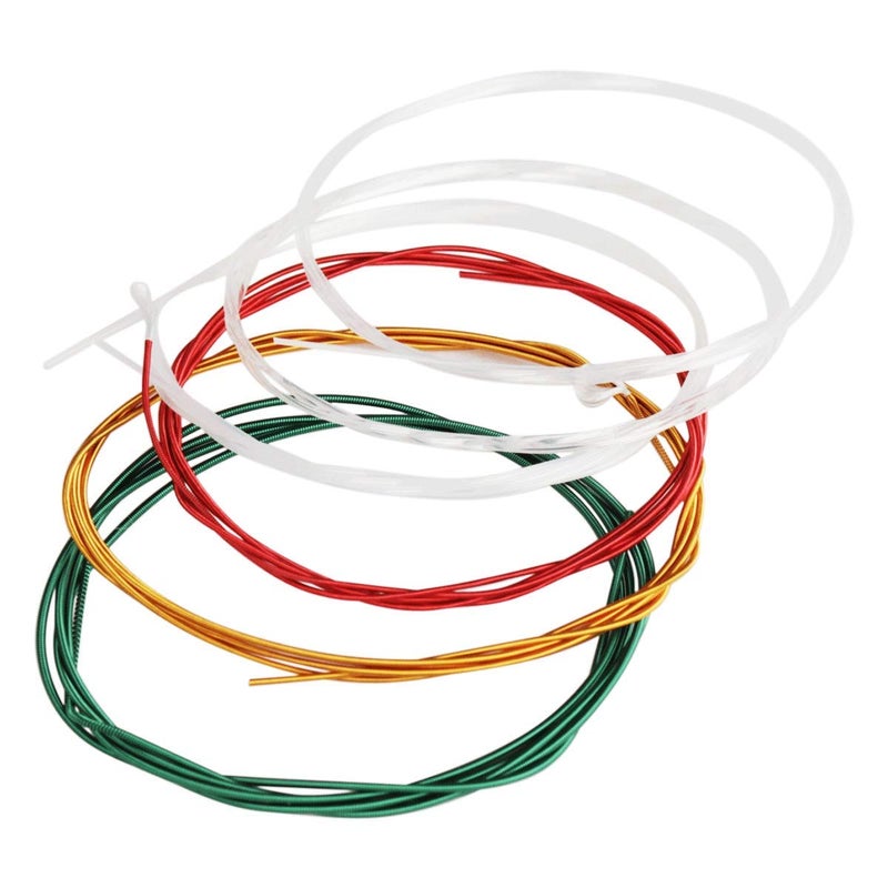 JYsun Colorful Classical Guitar Strings 3 full sets Clear Nylon for E-1st B-2nd G-3rd and Nylon Core Colorful Coated Copper Alloy Wound for D-4th A-5th E-6th - Image 2